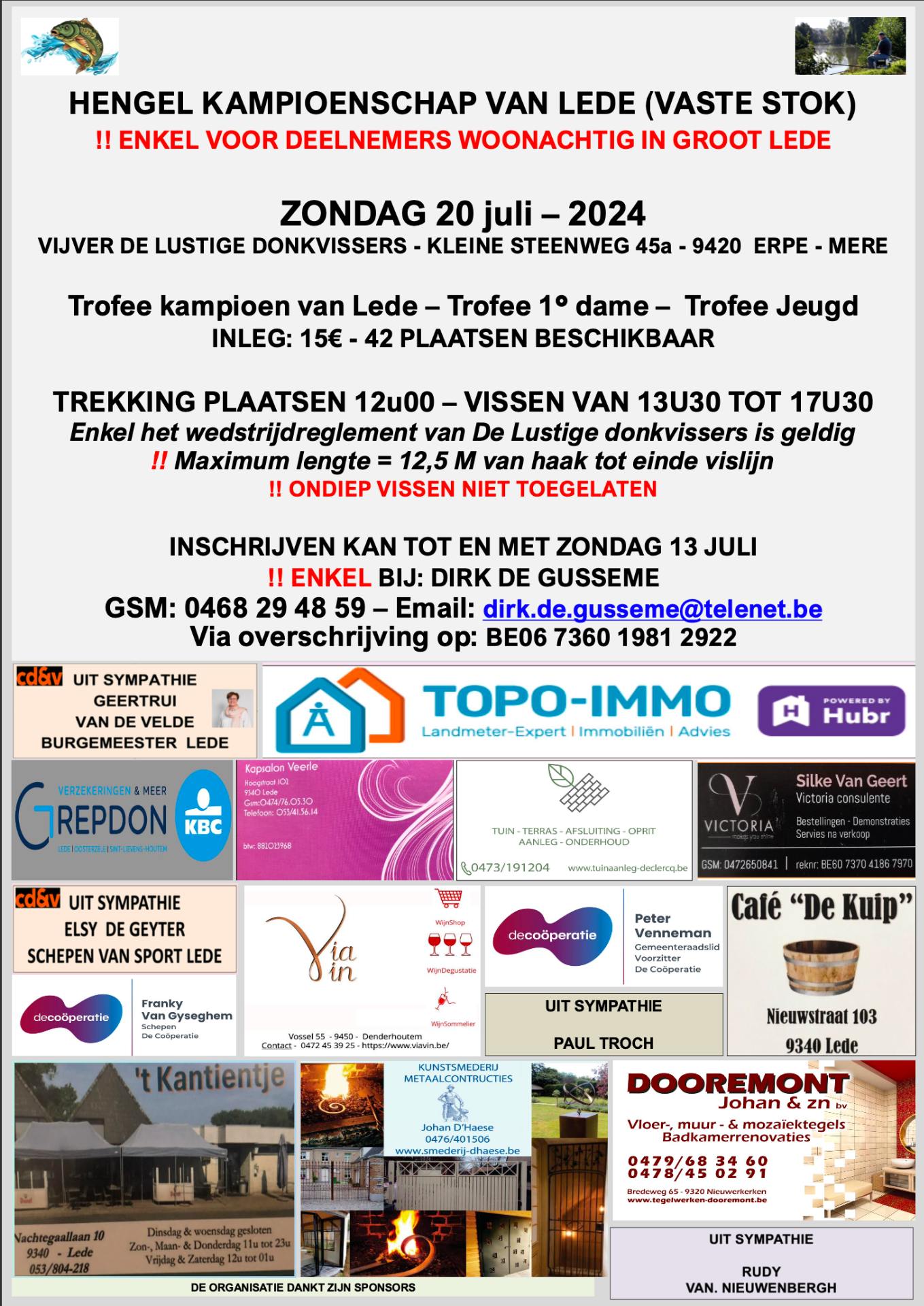 ZONDAG 20 JULI 202( KAMPIOENSCHAP VAN GROOT LEDE