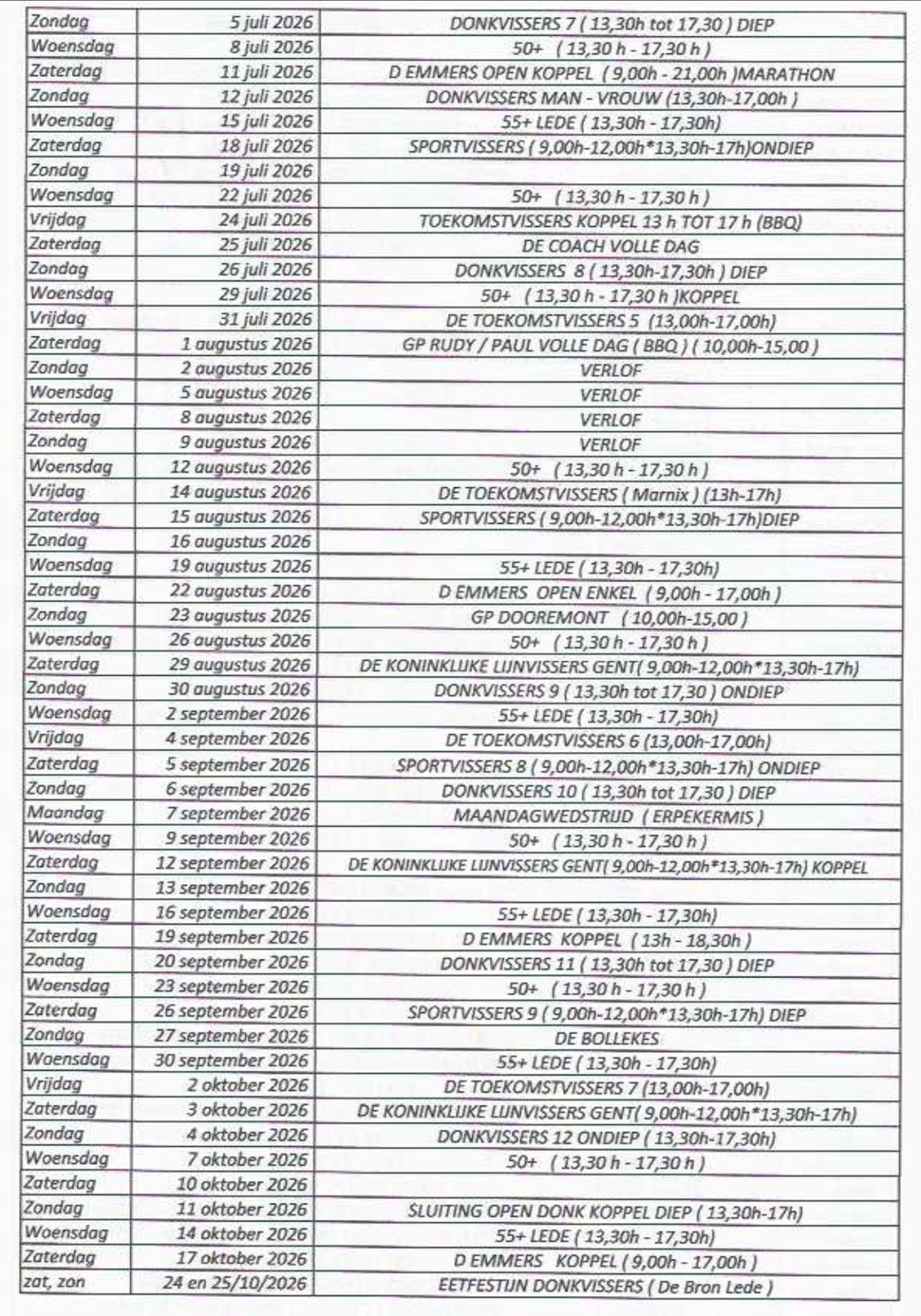 DEEL 2 KALENDER 2026
